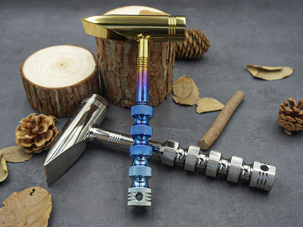 Rescue Hammer Titanium Window Breaker Emergency Escape EDC Survival Outdoor Tool