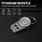 Titanium Fidget Spinner – SonicSpinner Emergency Whistle with 120dB Survival Whistle detail image - detail view 3