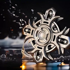Titanium Fidget Spinner – Tuning Fork Linkage for Desk Breaks, Collecting, And Tactile detail image - detail view 7