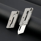 Titanium Fidget Toy – VOLOS Flick Ninja Gravity Knife with Alloy EDC Blade detail image - detail view 7