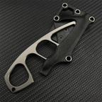 Titanium Fixed Blade Knife – Camping 440C Steel Oxide Coating Multi-Grip EDC Survival detail image - detail view 6