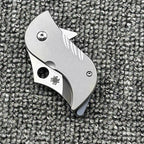 Titanium Folding Knife – Bitelock Mini EDC with 9Cr18MoV Steel & TC4 detail image - detail view 3