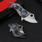 Titanium Folding Knife – Bitelock Mini EDC with 9Cr18MoV Steel & TC4 detail image - detail view 4