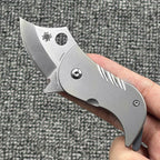 Titanium Folding Knife – Bitelock Mini EDC with 9Cr18MoV Steel & TC4 detail image - detail view 7