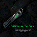 Titanium Folding Knife – Scalpel GR5 Micro Replaceable Blade EDC TSA Compliant Travel detail image - detail view 16