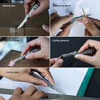 Titanium Folding Knife – Scalpel GR5 Micro Replaceable Blade EDC TSA Compliant Travel detail image - detail view 21