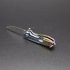 Titanium Folding Knife – Talon-X Speedster with Ultra-Portable Keychain EDC detail image