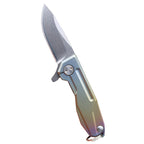 Titanium Folding Knife – Talon-X Speedster with Ultra-Portable Keychain EDC detail image - detail view 6