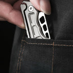 Titanium Folding Knife – Titan Claw Mini EDC with 14C28N Steel & GR5 Handle detail image - detail view 3