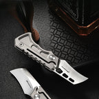 Titanium Folding Knife – Titan Claw Mini EDC with 14C28N Steel & GR5 Handle detail image - detail view 7