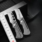 Titanium Folding Knife – Titan Claw Mini EDC with 14C28N Steel & GR5 Handle detail image - detail view 8