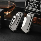 Titanium Folding Knife – Titan Claw Mini EDC with 14C28N Steel & GR5 Handle product image