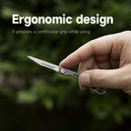 Titanium Folding Knife – WaspArmor Blade Micro Scalpel with Surgical Blade EDC Keychain detail image - detail view 12