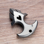 Titanium Knuckles – TC4 Ultra-Thick Push Dagger Ring with Sandblasted 15mm Lightweight detail image - detail view 3