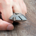 Titanium Knuckles – TC4 Ultra-Thick Push Dagger Ring with Sandblasted 15mm Lightweight detail image - detail view 4