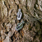 Titanium Pendant – Flounder 1.0 EDC with Multi-Tool with Pen & Firestarter detail image