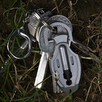 Titanium Pendant – Flounder 1.0 EDC with Multi-Tool with Pen & Firestarter detail image - detail view 4