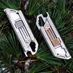 Titanium Utility Knife – SliceCard with Credit Card Size 9-in-1 EDC Multitool detail image - detail view 5