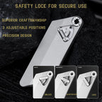 Titanium Utility Knife – TiFlex TC4 EDC with One-Handed Quick-Change Blade detail image - detail view 6