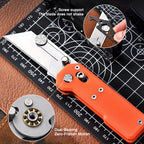 Utility Knife – ViperSlide Heavy-Duty Folding with G10 Handle detail image - detail view 7