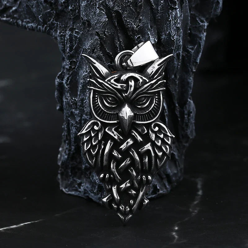 Owl Necklace – Majestic Pendant Gothic Punk Dark Statement