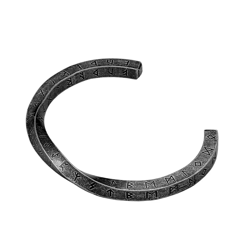 Viking Bracelet – Nordic Rune Bangle Gothic Punk Statement