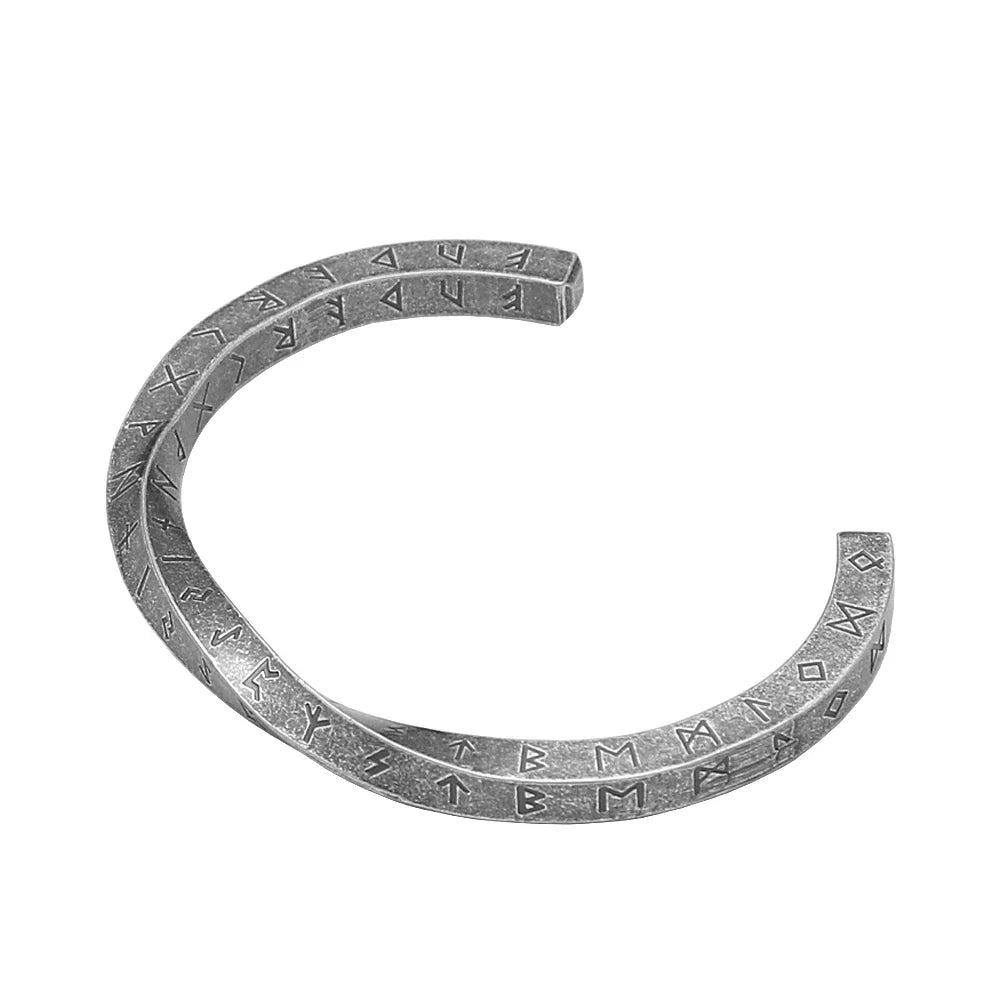 Viking Bracelet – Nordic Rune Bangle Gothic Punk Statement