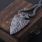 Vegvisir Compass Necklace – Viking with Spearhead Norse Gothic Pendant detail image - detail view 5