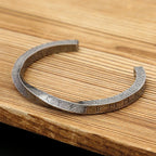 Viking Rune Bracelet – Nordic Bangle Gothic Punk Statement for Alternative Styling detail image - detail view 5