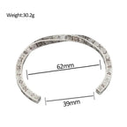 Viking Rune Bracelet – Nordic Bangle Gothic Punk Statement for Alternative Styling detail image - detail view 8