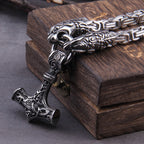 Viking Rune Necklace – Anchor with Njord Norse God Gothic Punk Statement product image