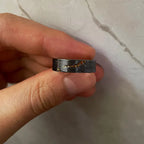 Viking Rune Ring – Dark Storm Lightning Gothic Punk Adjustable Statement detail image - detail view 5