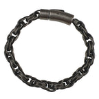 Vintage Dragon Bracelet – Six-Character Mantra with Twisted Bone Titanium Steel product image